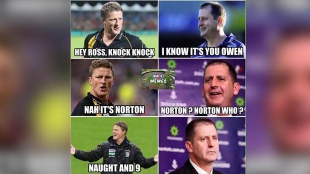 Contrasting fortunes for Damien Hardwick and Ross Lyon.