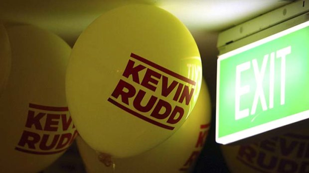 Rudd has been urged to make an exit.