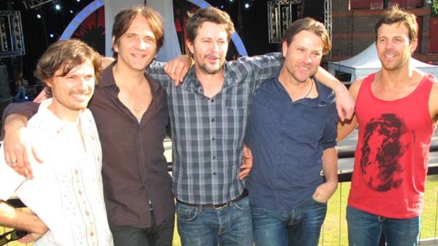Powderfinger on the eve of their farewell performance in hometown Brisbane.