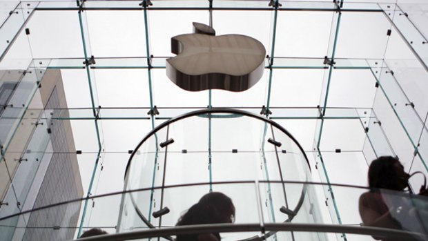 An Apple store in New York