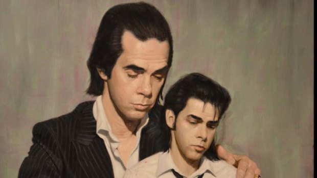 Heavy rotation &#8230; Ben Smith's rejected Archibald Prize entry featuring Nick Cave.