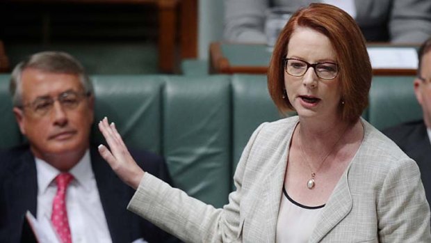 Stepping up its attack: The Gillard government will use the rise in the pension to argue that under Tony Abbott, Australians will experience a higher cost of living.