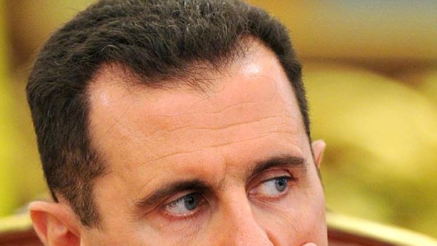 Under pressure ... Syrian President Bashar al-Assad.