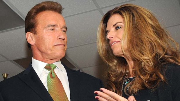 Split ... Arnold Schwarzenegger and Maria Shriver.