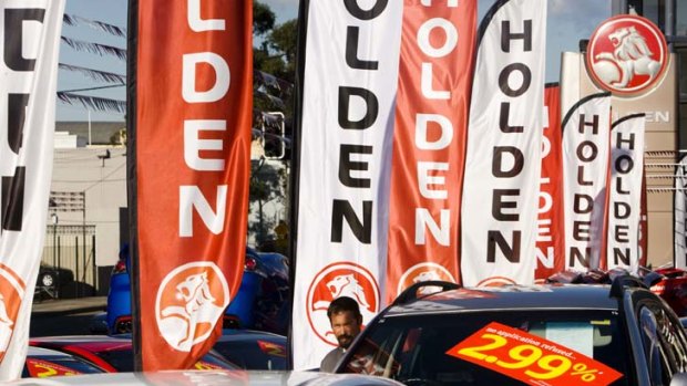 "We'd love to have the [profit] figures higher than the ...   [government] benefit, but these are audited figures" ... Holden's chief financial officer, George Kapitelli.