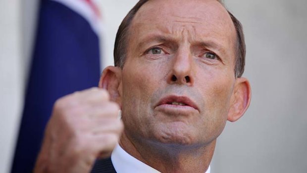Under fire: Tony Abbott.