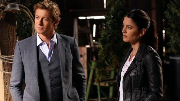 Simon Baker, with <i>The Mentalist</i> co-star Robin Tunney, is the highest earning Aussie actor.