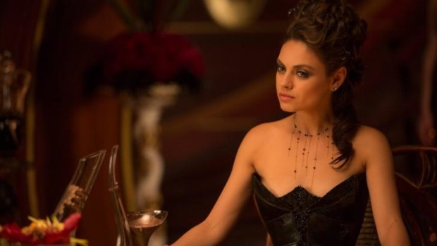 Pretty with faults: Mila Kunis in <i>Jupiter Ascending</i>.