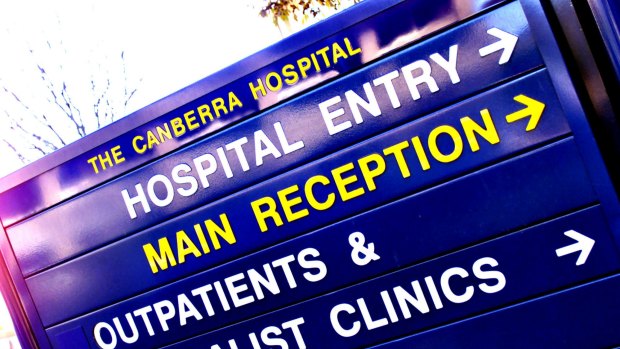 Staff at the Canberra Hospital responded to a power outage on Wednesday.
