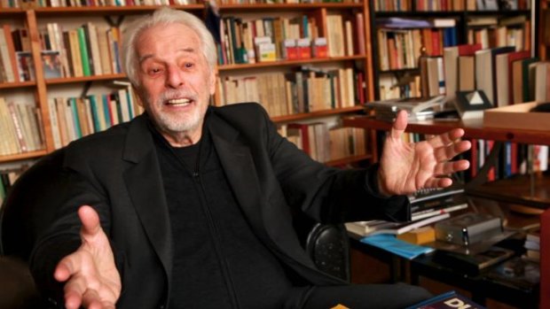 The 85-year-old Chilean born filmmaker Alejandro Jodorowsky in his Paris apartment.
