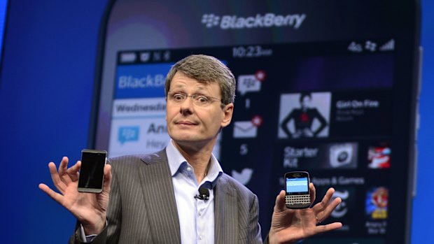 BlackBerry chief executive Thorsten Heins.