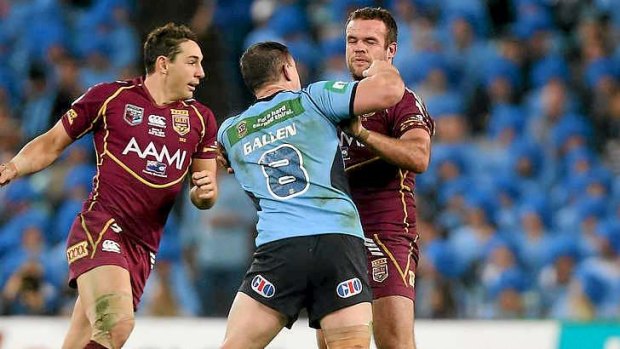 Maroons coach Mal Meninga says he's sick of the disrespect shown to Nate Myles, who was on the receiving end of Paul Gallen's punches in Origin I.