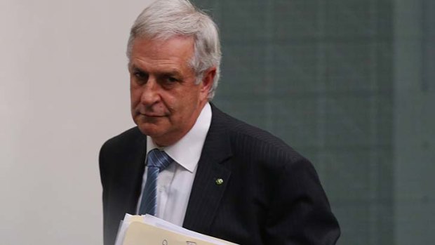 Don Randall: repaying the money for his taxpayer-funded trip to Cairns.