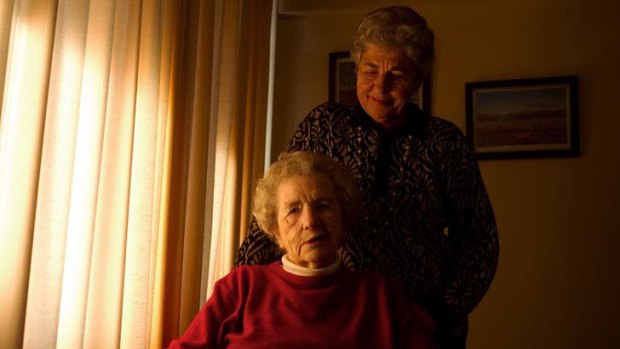 ''Just totally morally wrong'' &#8230; Patricia Trass, 74, with her mother Grace Croxford, 93.