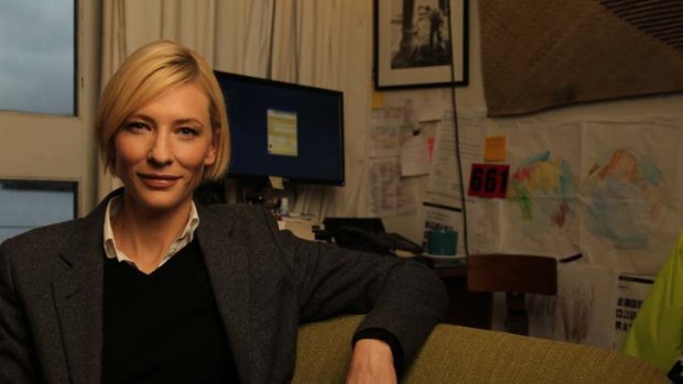 Standing up for her beliefs ... Cate Blanchett has been praised and mocked for supporting a carbon tax.
