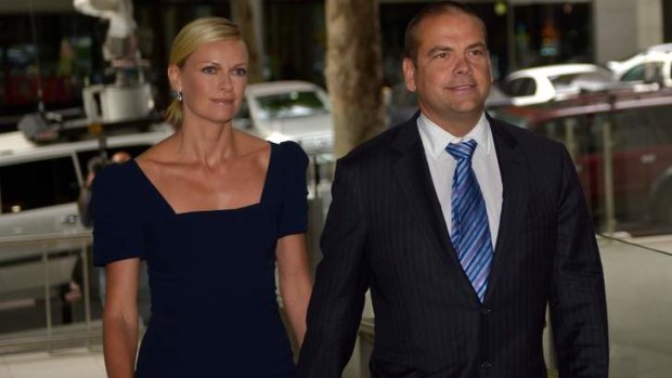 Sarah and Lachlan Murdoch ... in dispute with the neighbours