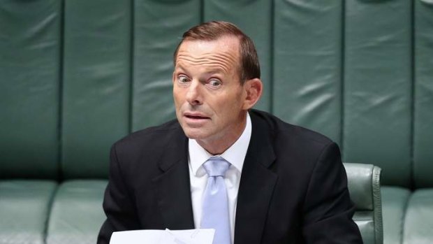 Prime Minister Tony Abbott: "Can any of you think of a government program that actually killed people?"