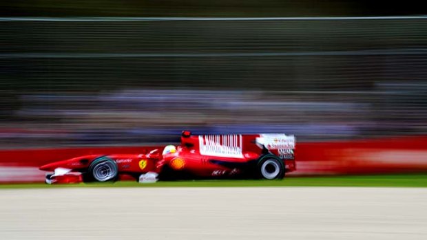 Ferrari at the Melbourne Grand Prix.