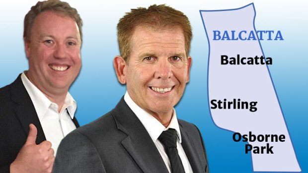 In Balcatta Labor's David Michael squares off with Chris Hatton from the Liberal party.