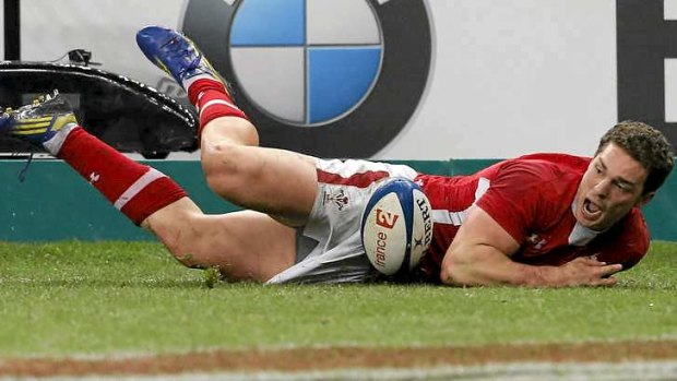 Wales winger George North scores the only as Wales snap an eight-game losing streak with victory over France.
