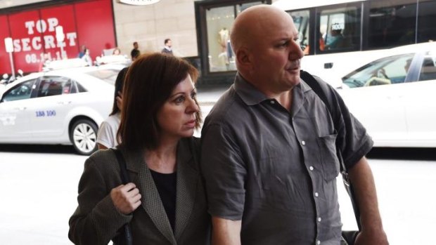 "Trifling": Maria Butera outside the royal commission venue in Sydney on Tuesday. 