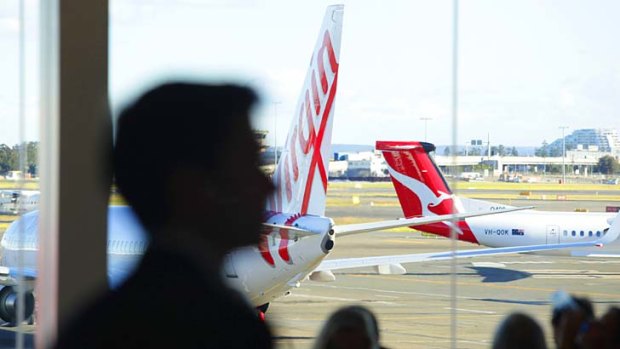 "Extraordinary circumstances": Alan Joyce says there has been ''unprecedented distortion of the Australian domestic market'' with Virgin's strategy to seek major ownership from state-backed airlines Air New Zealand, Etihad and Singapore Airlines.