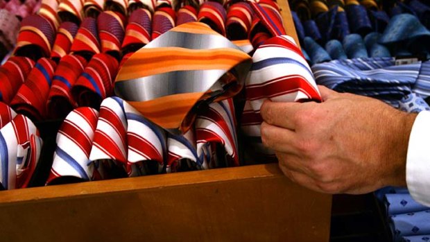 Ready to roll ... keep ties in top form and they'll last a lifetime.