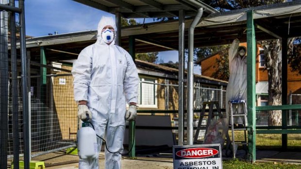 Find, educate, remove and protect ... unions demand for the government to set up a National Asbestos Authority.