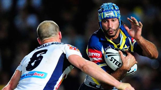 Go west ... Cowboys star Johnathan Thurston, who prefers a NRL team in Perth to another Brisbane side.