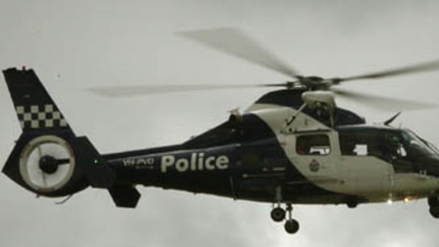 A Vic Police helicopter was used to track down an iPhone thief.