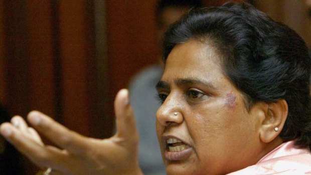 Mayawati, who came to power in 2007, is facing declining popularity.