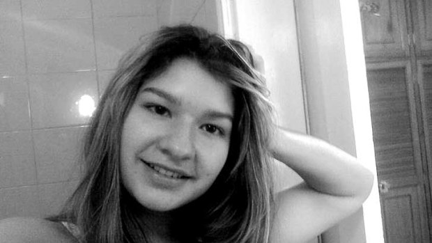 Shot dead ... diplomat's teenage daughter Karen Berendique.