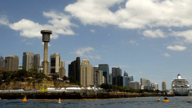 Barangaroo  ... the site for Sydney's proposed second casino.