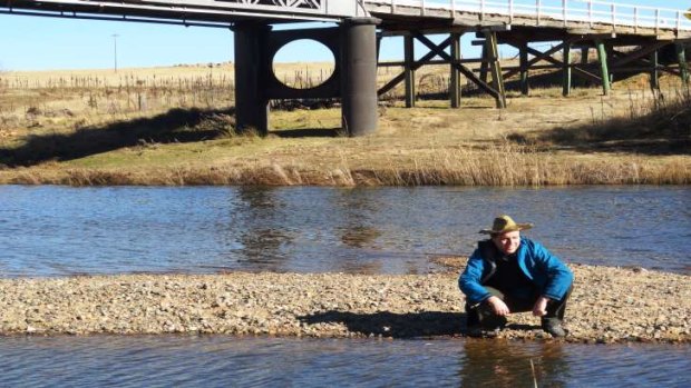 1254pm Not far now... under Dalgety’s famous bridge which spans the legendary Snowy River