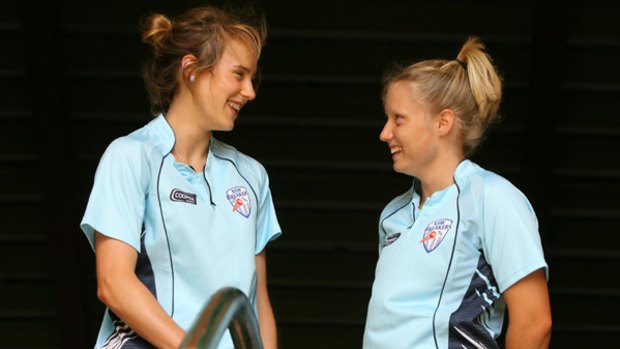 Role models ... NSW teammates Ellyse Perry and Alyssa Healy.
