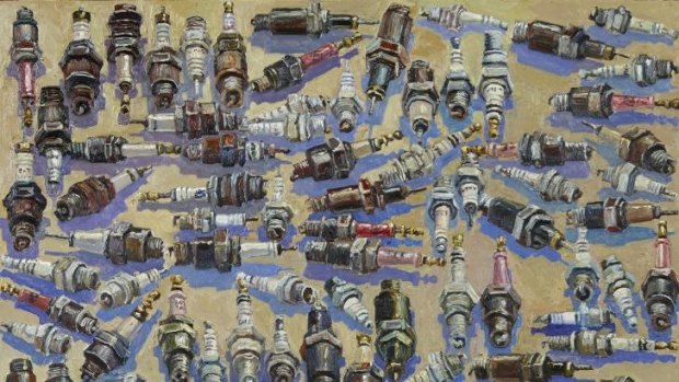 Spark plugs, 2008, by Lucy Culliton