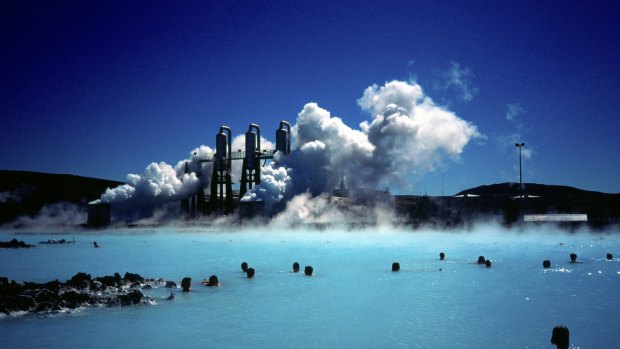 Aptly named: Iceland's Blue Lagoon.