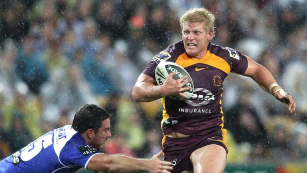 Father makes four ... new dad Ben Hannant on the burst.