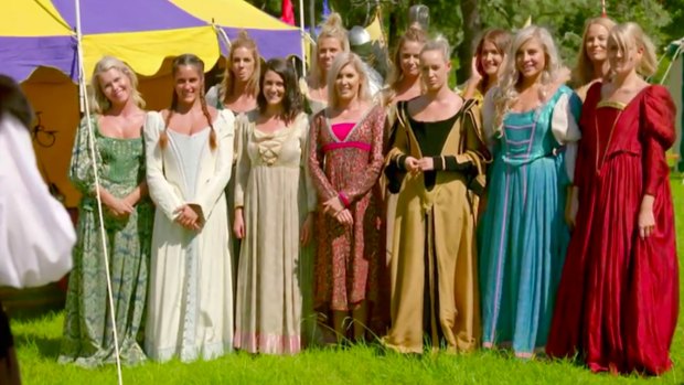 The Bachelor group date gets positively medieval.