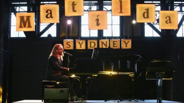 Internationally-acclaimed: Minchin performs a number from <i>Matilda the Musical</i>. 