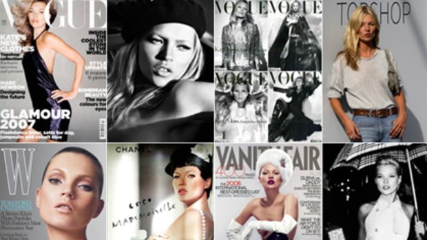 Living in the 90s ... Kate Moss dominated magazine covers for a decade.