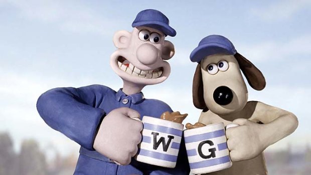 Oscar winners ... Wallace and Gromit.