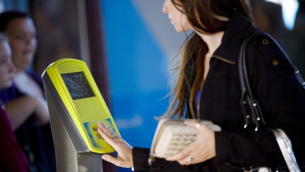 Myki swiping is up.