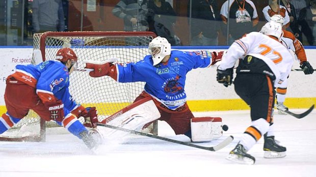North Stars goalie Ollie Martin conceded just two goals in two games on the road in Melbourne.