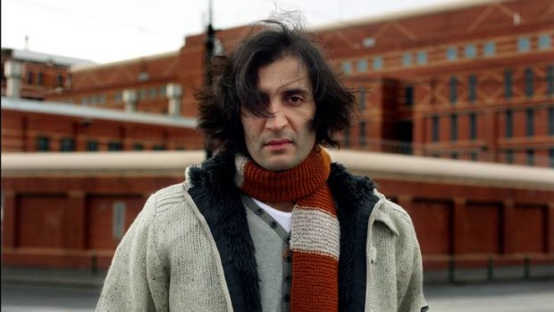 Saade Melki outside the Melbourne Assessment Prison where he spent time hoping to study prison life.
