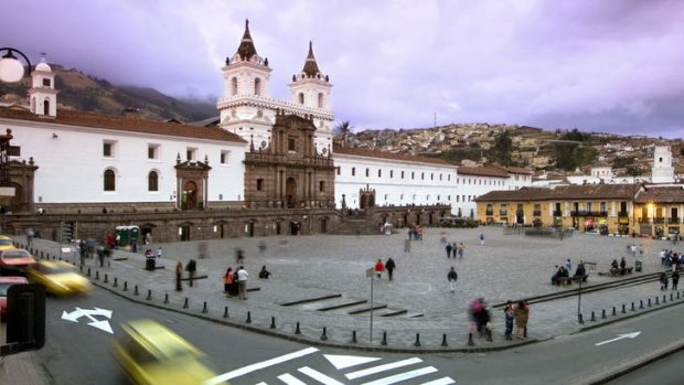 Grand presence ... Quito's Old Town has 25 blocks of colonial buildings.