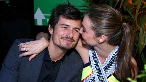 Orlando Bloom and Miranda Kerr.