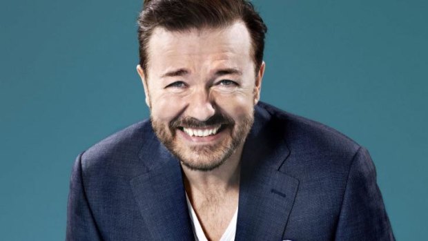 Being different: Ricky Gervais says at the age of eight he became an atheist.