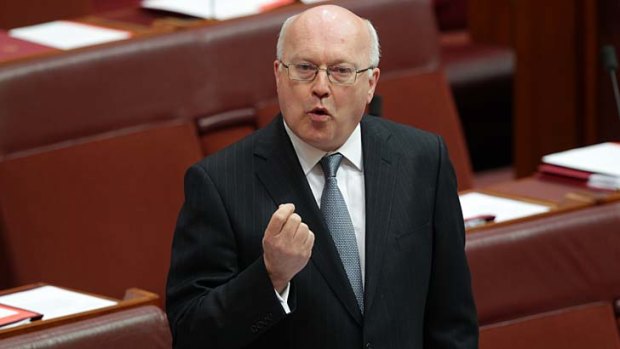 The raids were due to national security: George Brandis.