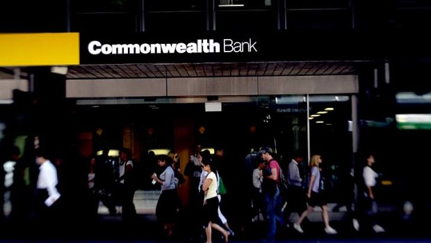 AFR photo Tamara Voninski. generic bank CBA Commonwealth bank branch atm